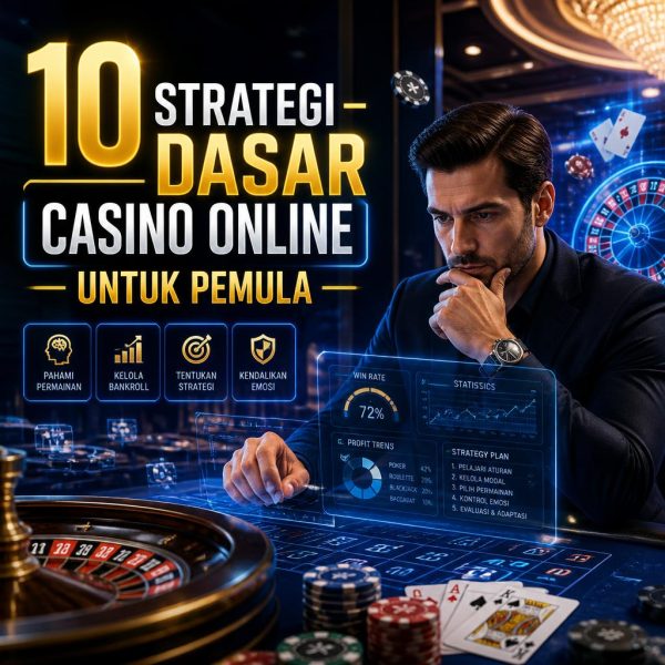10 Strategi Dasar Casino Online untuk Pemain Pemula